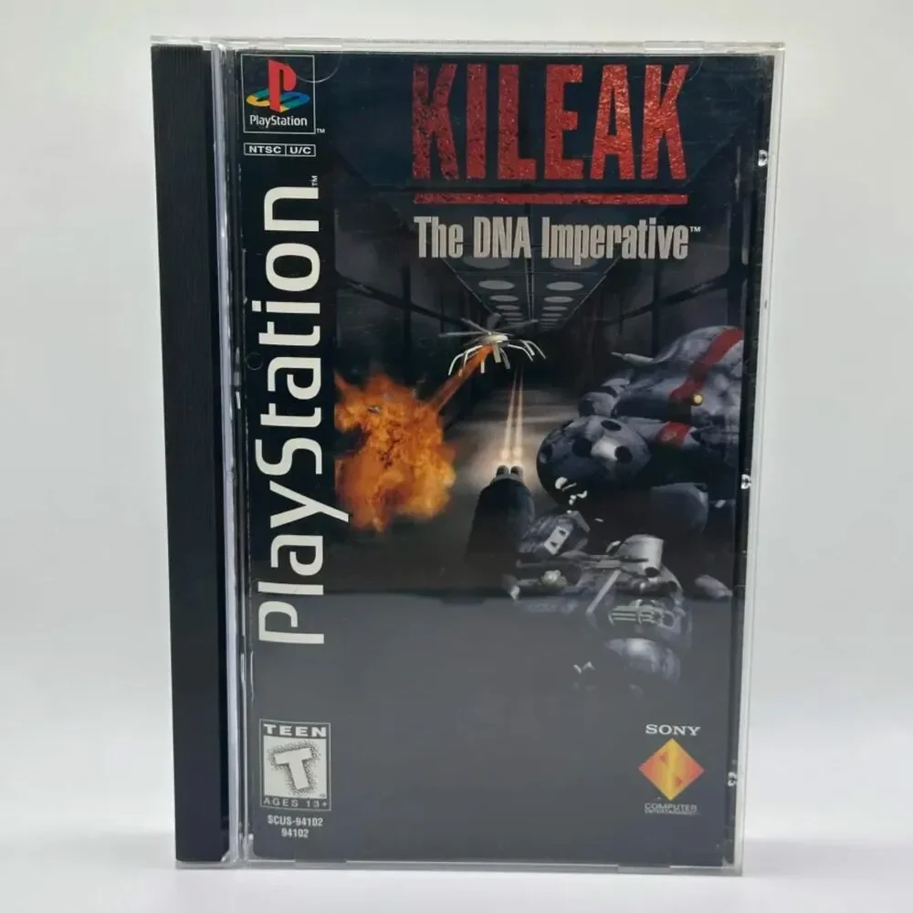 Kileak: The DNA Imperative (Sony PlayStation 1 Long Box) CIB Complete